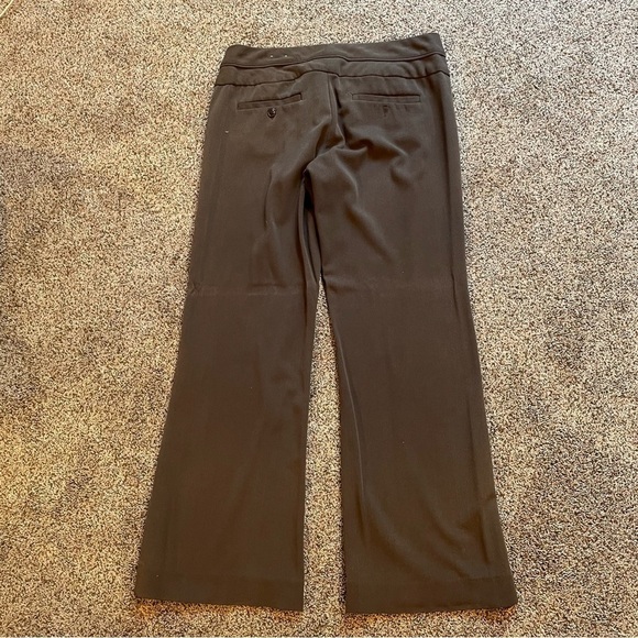 Studio Y Brown Wide Leg Office Work Dress Pants 3/4 Short - Picture 4 of 4